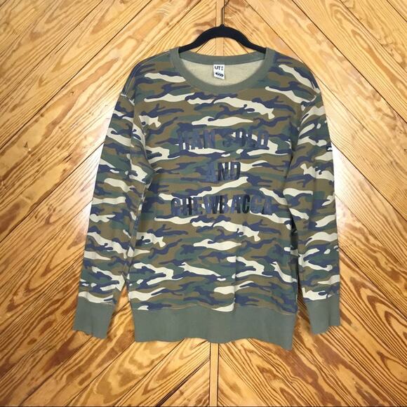 Star Wars x Uniqlo Camo Crew Sweatshirt - Picture 3 of 7